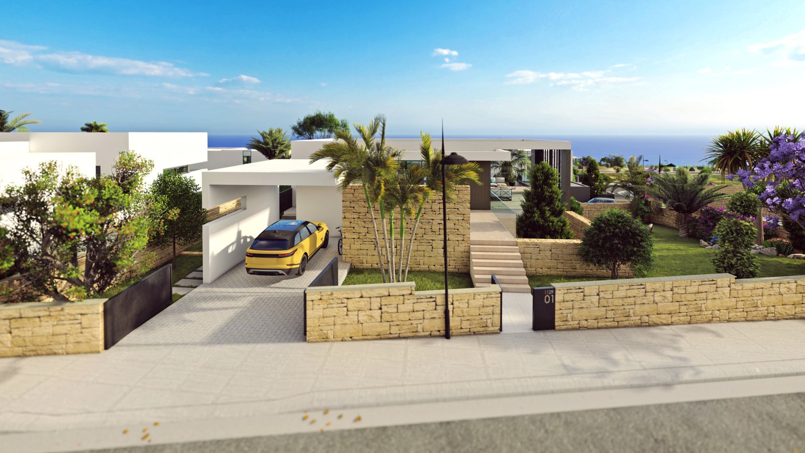 Luxury Boutique Four Bedroom Villas with Spectacular Sea Views in Pegeia