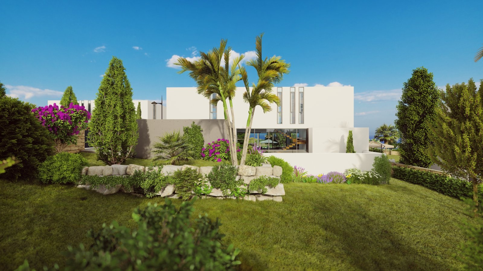 Luxury Boutique Three Bedroom Villas with Spectacular Sea Views in Pegeia
