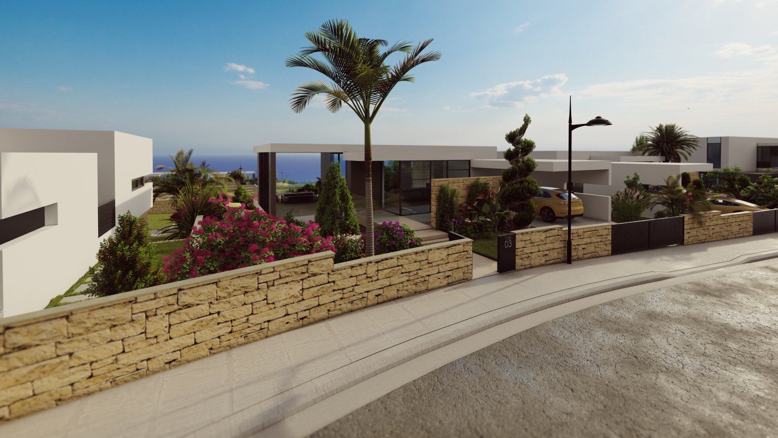 Luxury Boutique Three Bedroom Villas with Spectacular Sea Views in Pegeia