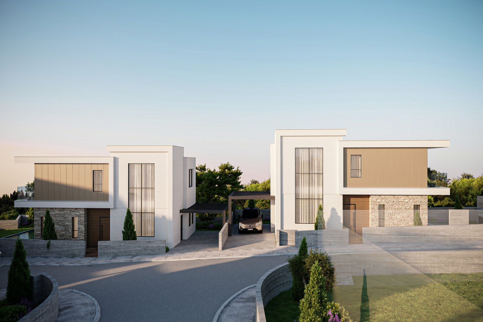 Contemporary Three‑Bedroom Villas in Konia