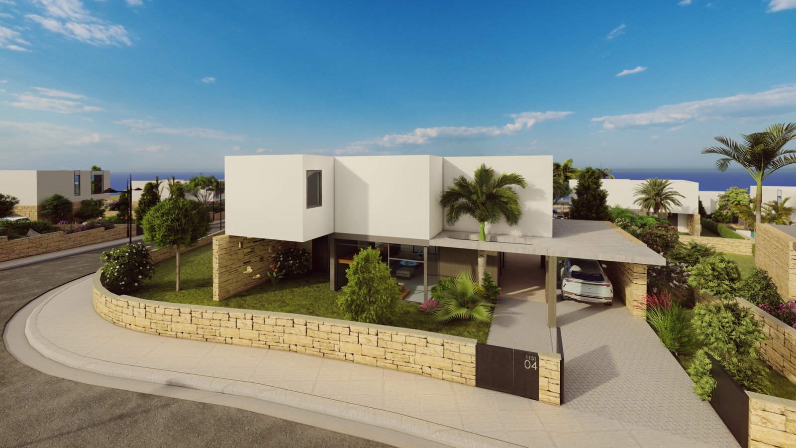 Luxury Boutique Four Bedroom Villas with Spectacular Sea Views in Pegeia