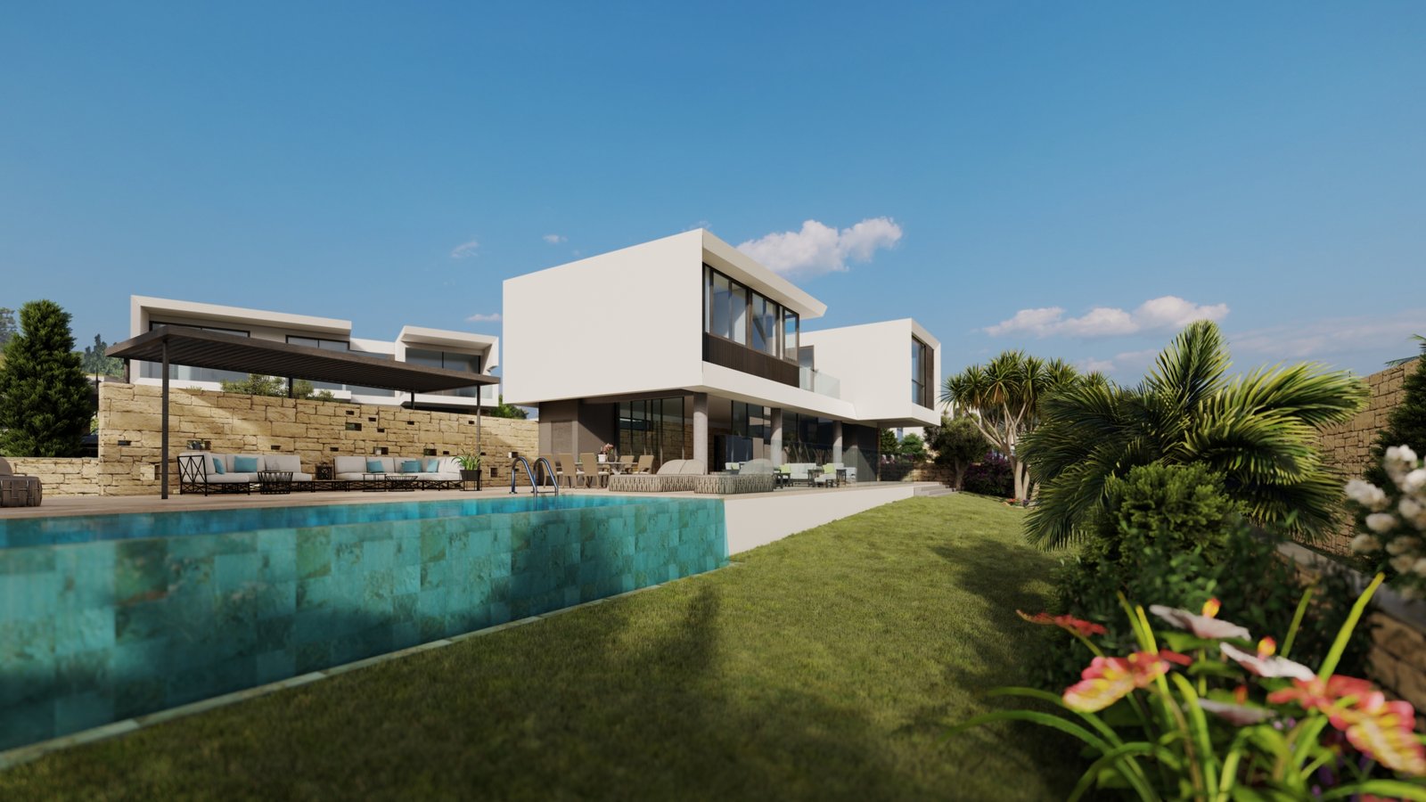 Luxury Boutique Four Bedroom Villas with Spectacular Sea Views in Pegeia