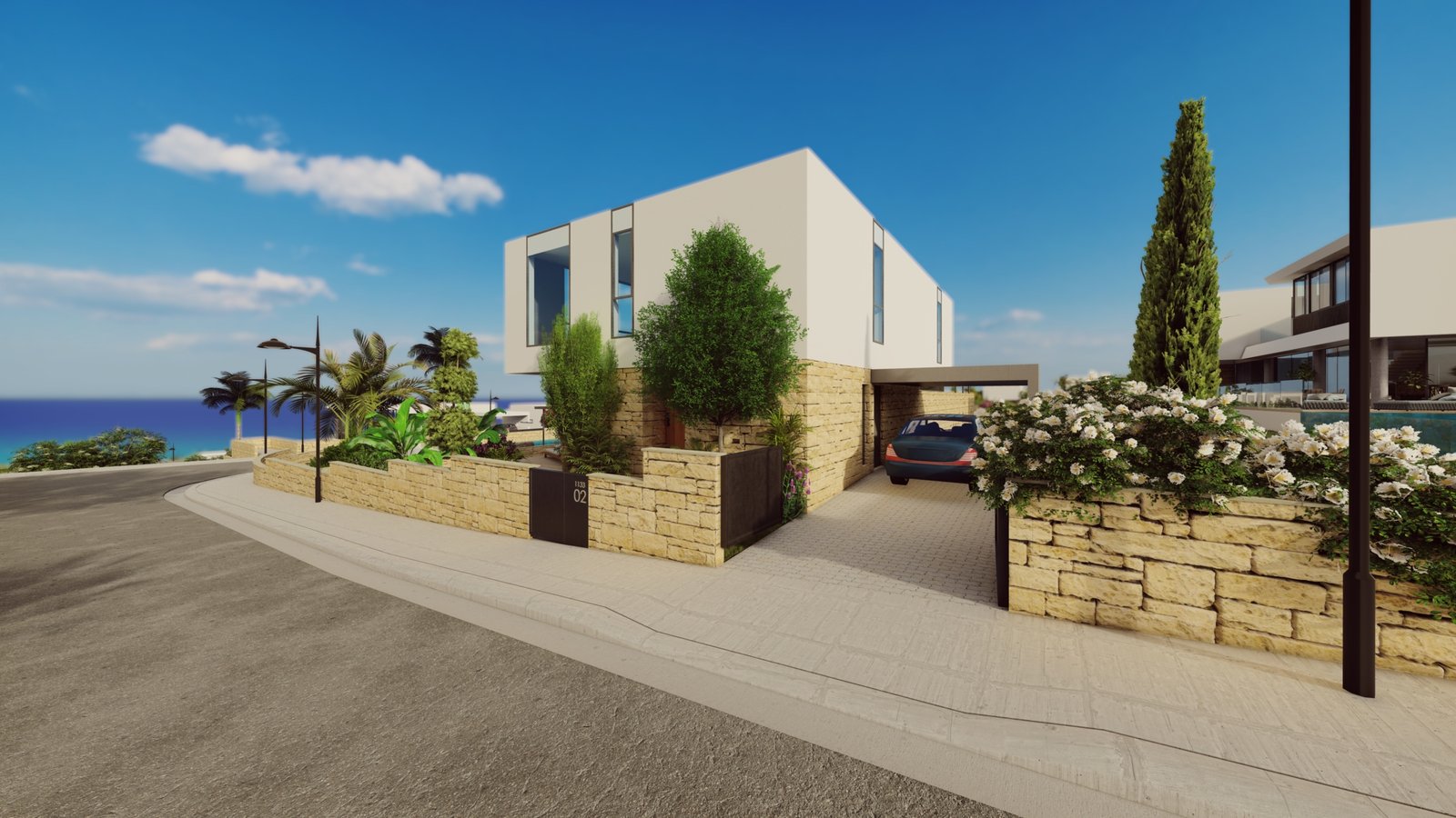 Luxury Boutique Four Bedroom Villas with Spectacular Sea Views in Pegeia