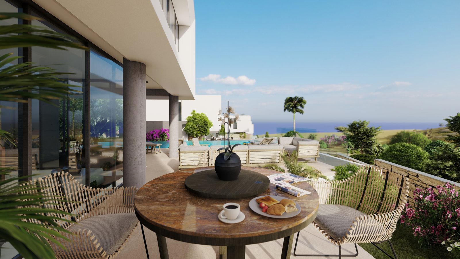 Luxury Boutique Four Bedroom Villas with Spectacular Sea Views in Pegeia