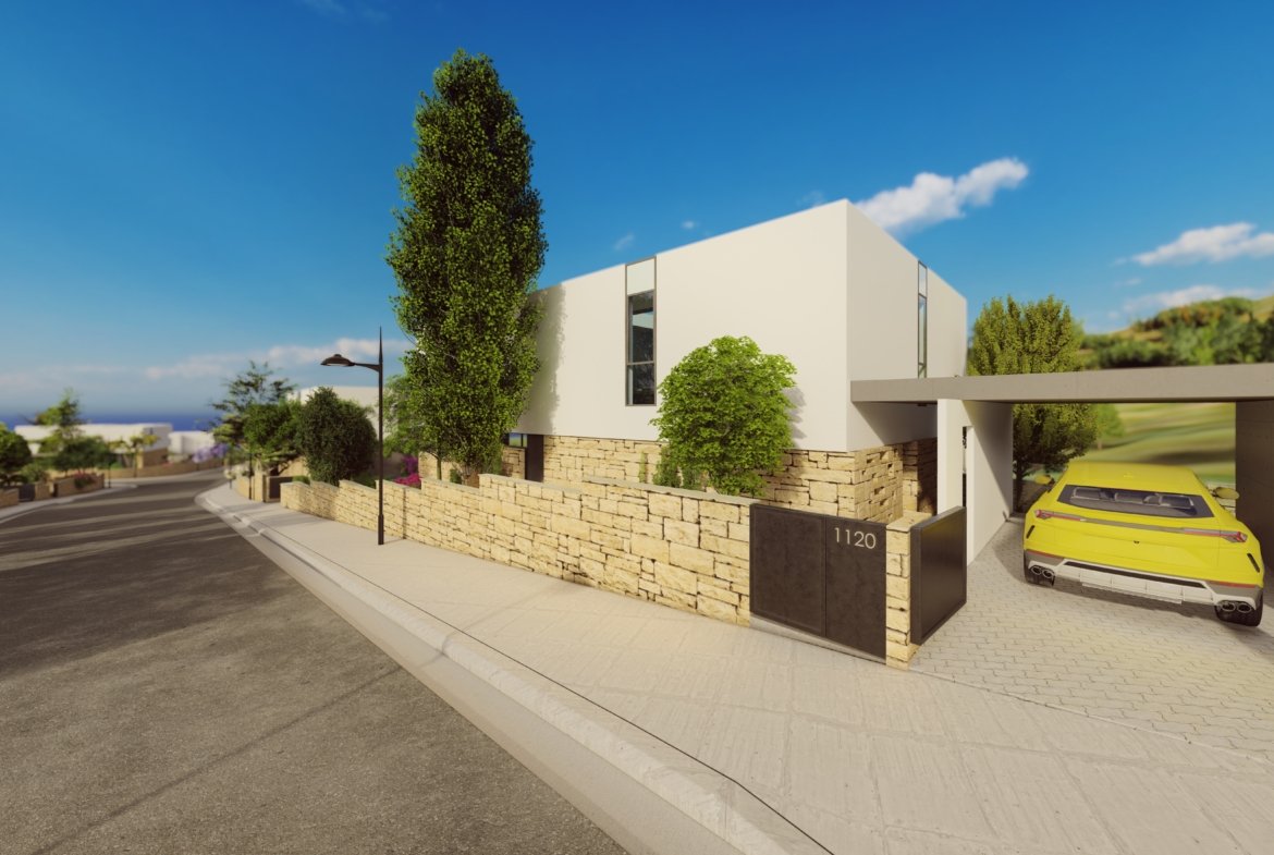 Luxury Boutique Four Bedroom Villas with Spectacular Sea Views in Pegeia