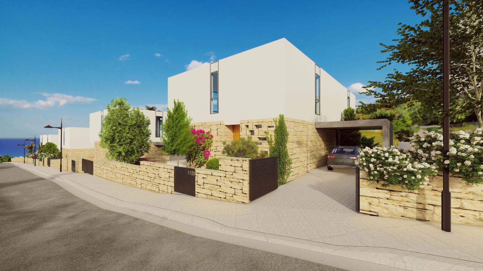 Luxury Boutique Four Bedroom Villas with Spectacular Sea Views in Pegeia