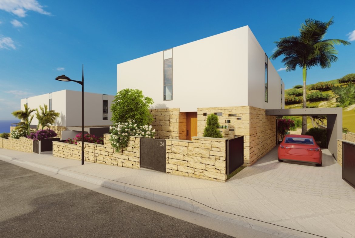 Luxury Boutique Four Bedroom Villas with Spectacular Sea Views in Pegeia