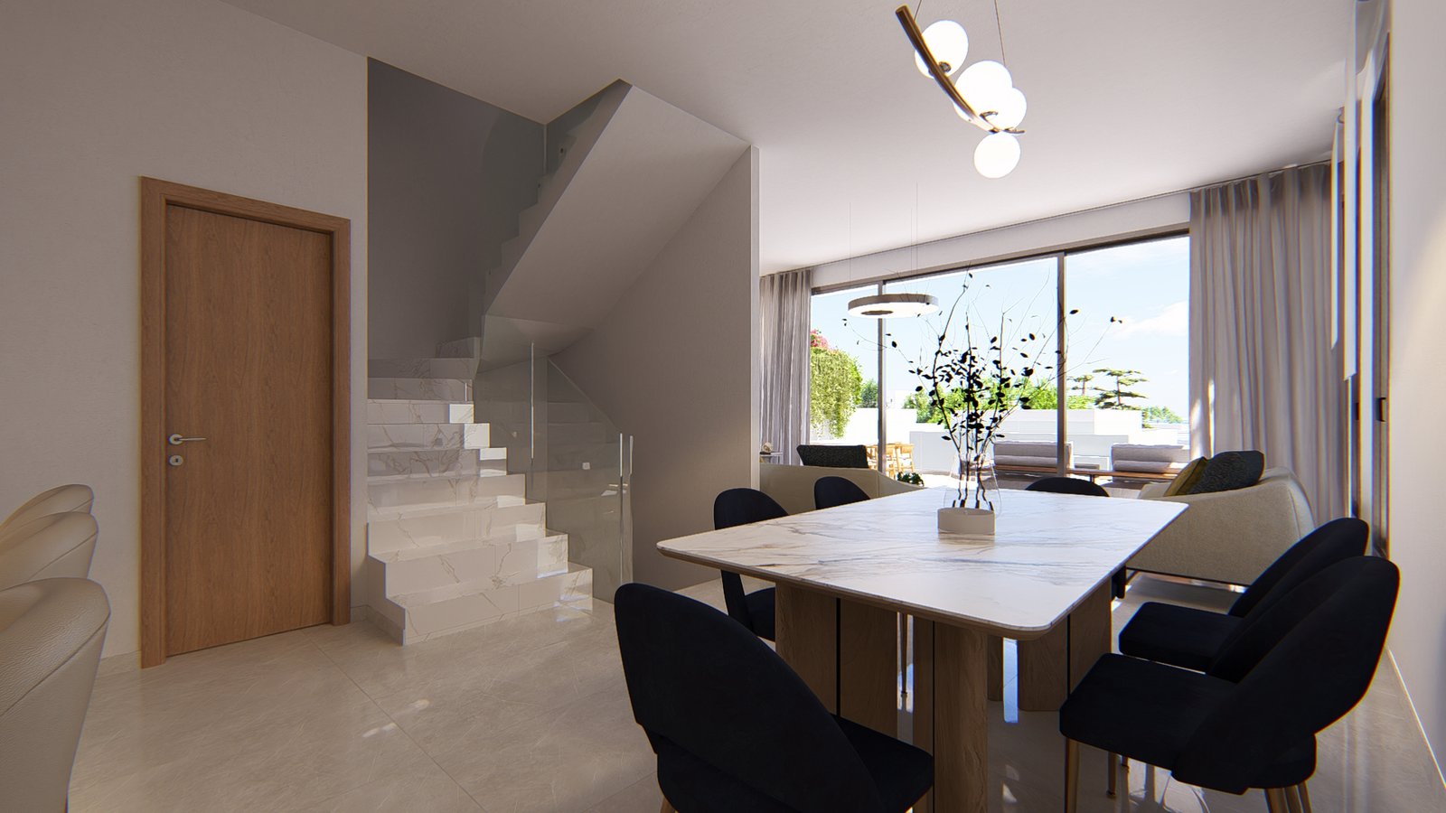 0_1.5_Type A2 _V08_Dining Three Bedroom Villas – Contemporary Living in the Heart of Paphos