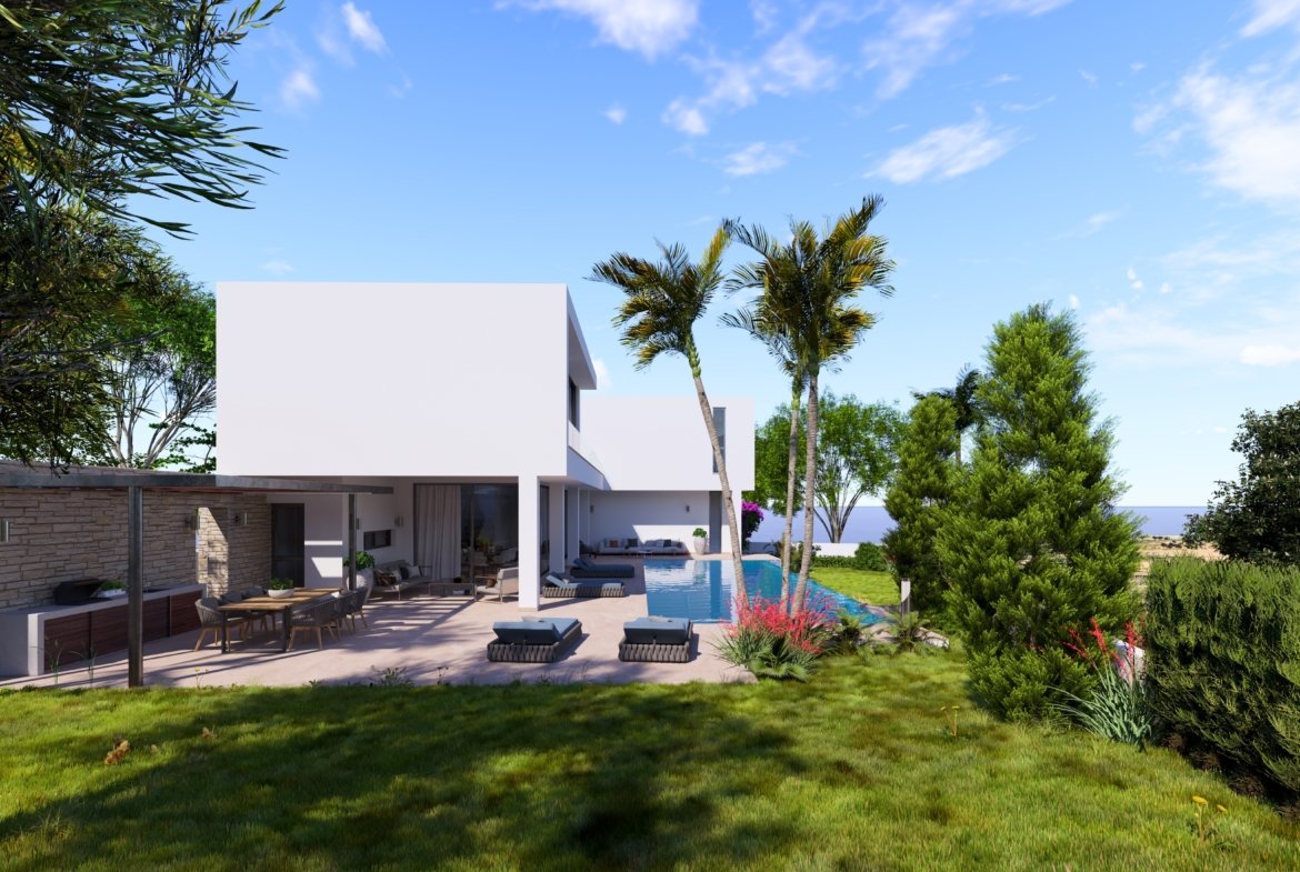 Luxury Boutique Four Bedroom Villas with Spectacular Sea Views in Pegeia