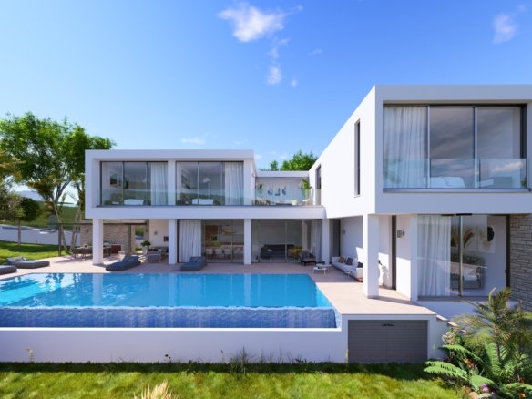 Luxury Boutique Four Bedroom Villas with Spectacular Sea Views in Pegeia