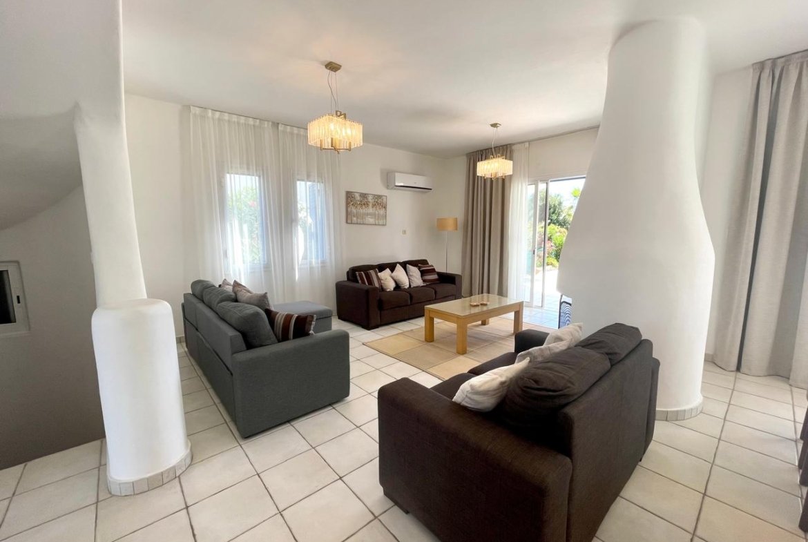 Five Bedroom Four Bathroom Sea-Side Unique Villa in Chloraka Area of Paphos