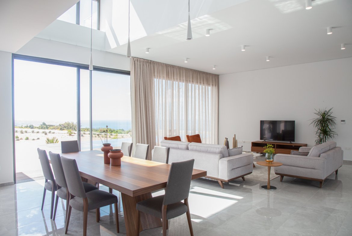 Luxury Boutique Four Bedroom Villas with Spectacular Sea Views in Pegeia