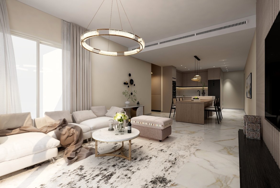 Contemporary Two-Bedroom Apartment in Pegeia