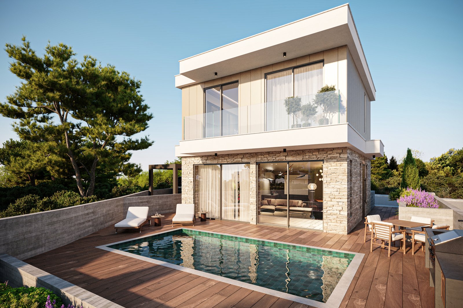 Contemporary Three‑Bedroom Villas in Konia
