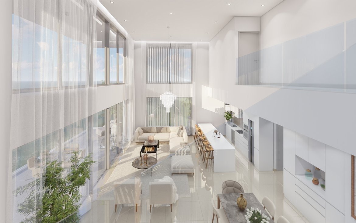 Exceptional Four Bedroom Duplex Waterfront Apartments in Prime Paphos Location
