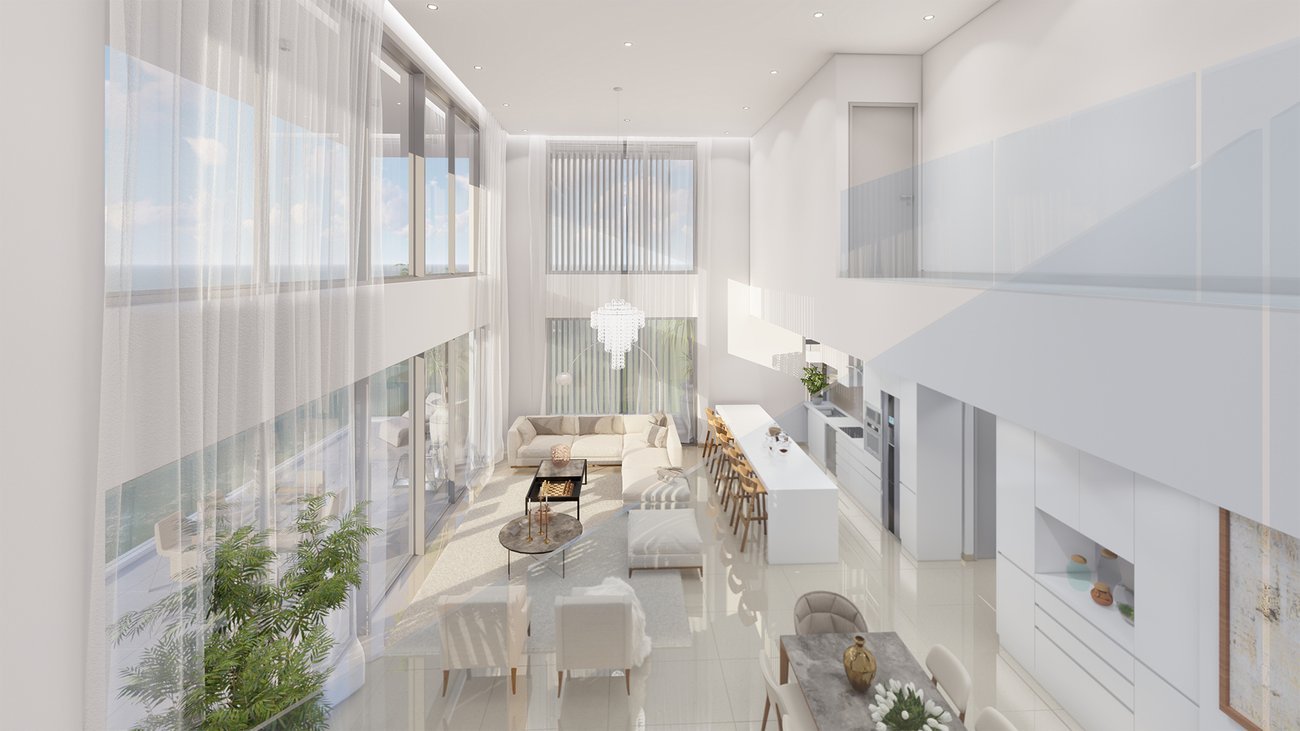 Exceptional Four Bedroom Duplex Waterfront Apartments in Prime Paphos Location