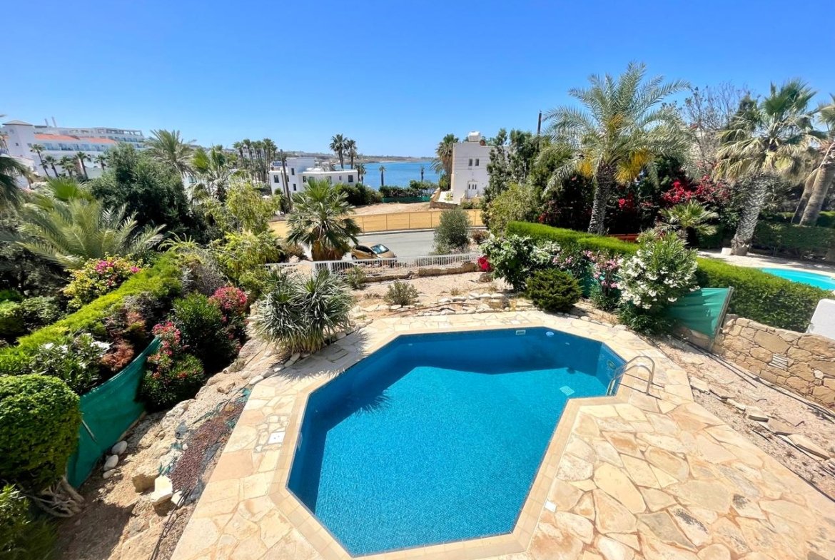 Five Bedroom Four Bathroom Sea-Side Unique Villa in Chloraka Area of Paphos