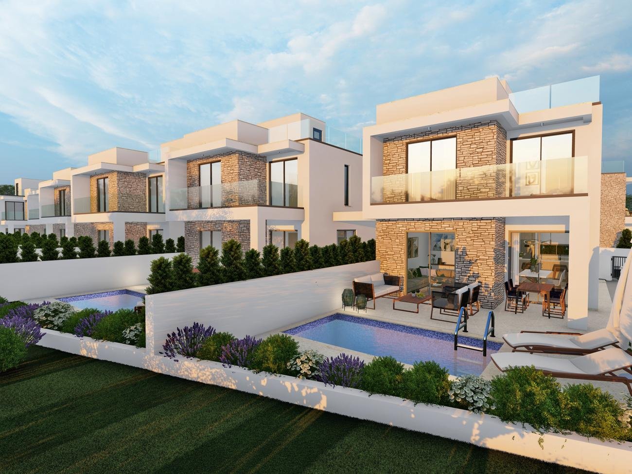 Modern Three-Bedroom Villa with Private Pool in Pegeia