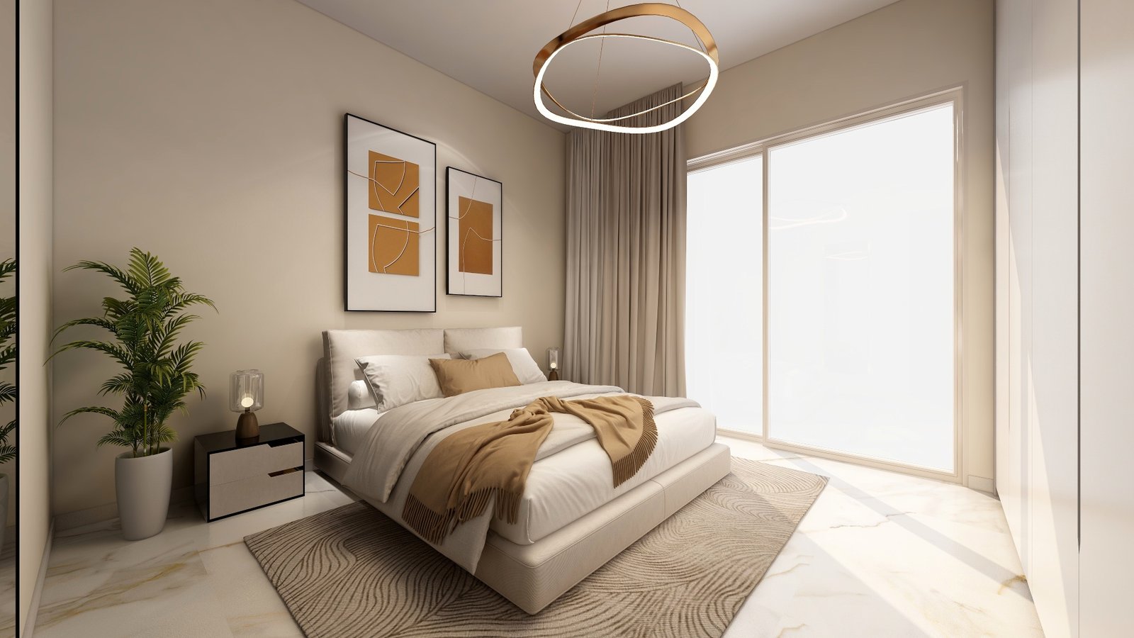 Contemporary Three-Bedroom Apartment in Pegeia