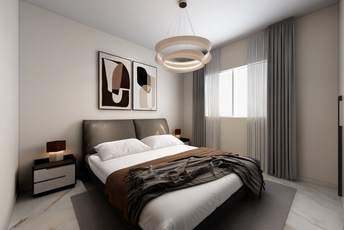 Contemporary Three-Bedroom Apartment in Pegeia