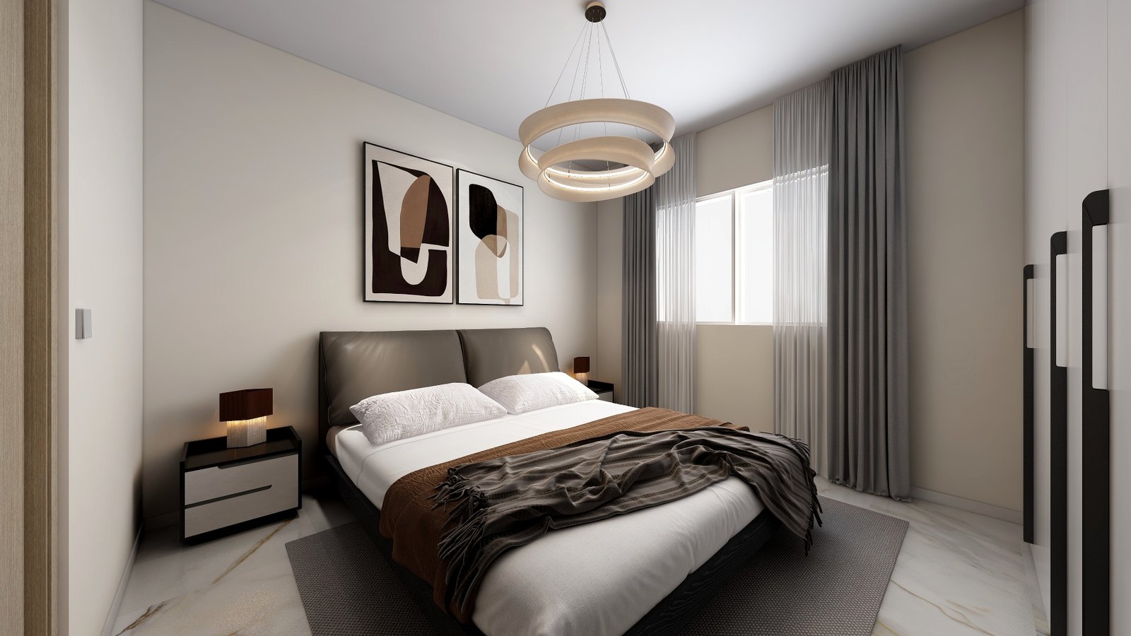 Contemporary Three-Bedroom Apartment in Pegeia