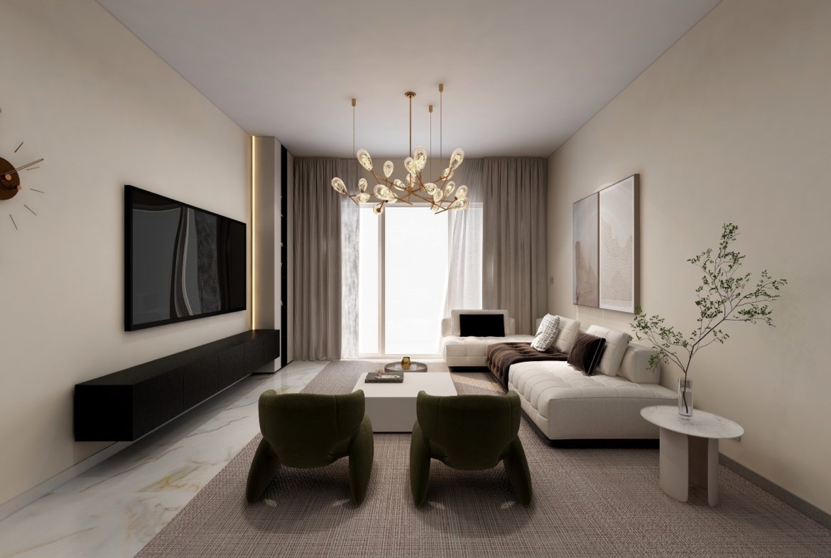Contemporary Three-Bedroom Apartment in Pegeia