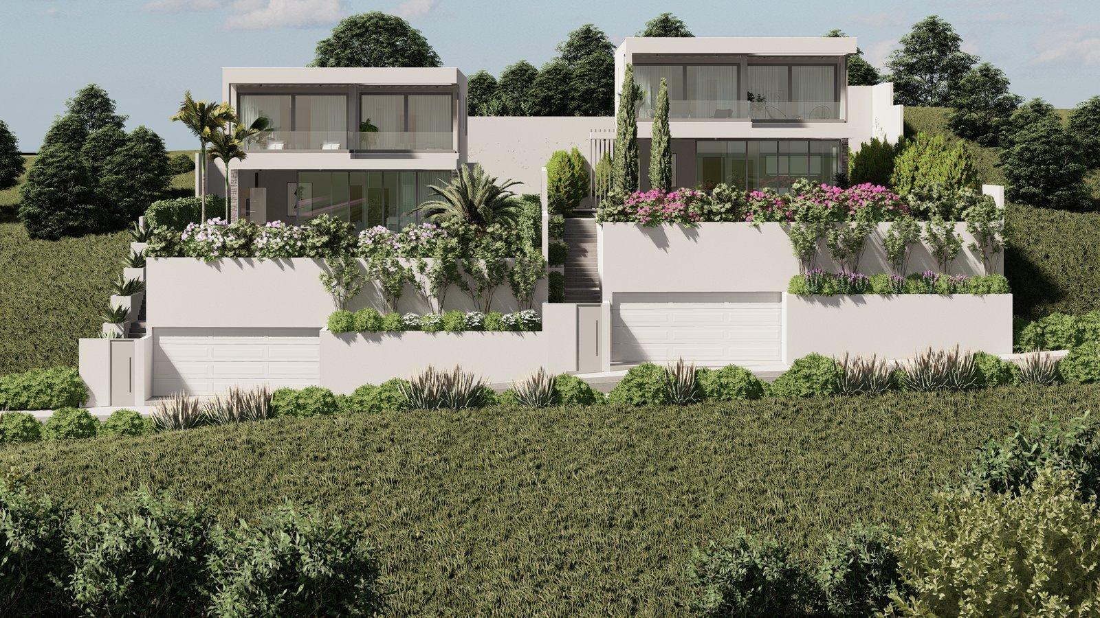 Four Bed Four Bath Luxury Villa with Sea Views in Geroskipou