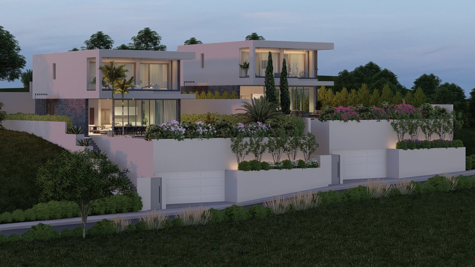 Four Bed Four Bath Luxury Villa with Sea Views in Geroskipou