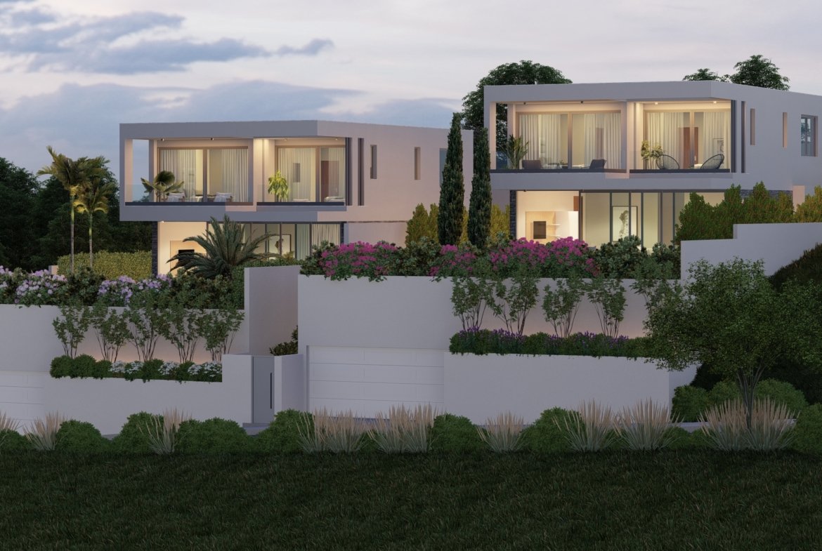 Four Bed Four Bath Luxury Villa with Sea Views in Geroskipou