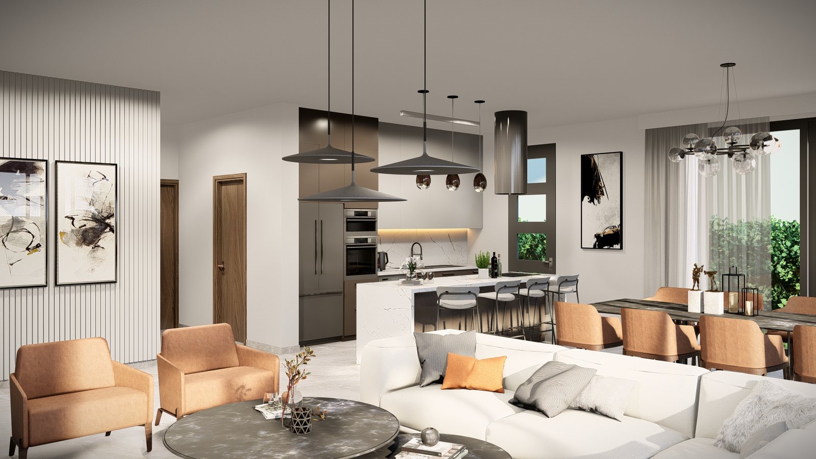 Four Bed Four Bath Luxury Villa with Sea Views in Geroskipou