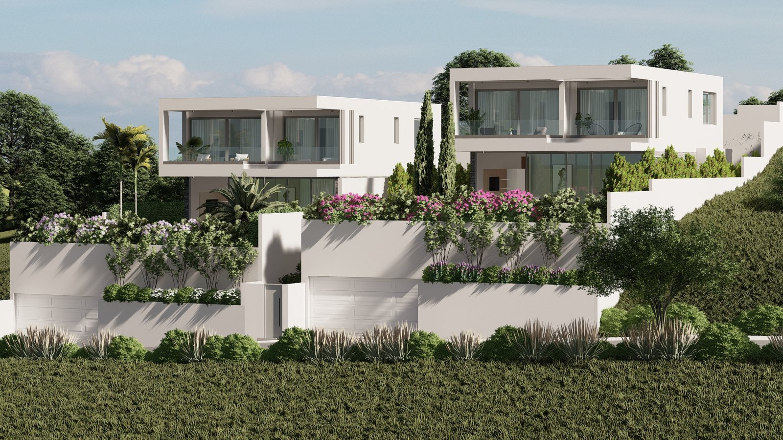 Four Bed Four Bath Luxury Villa with Sea Views in Geroskipou