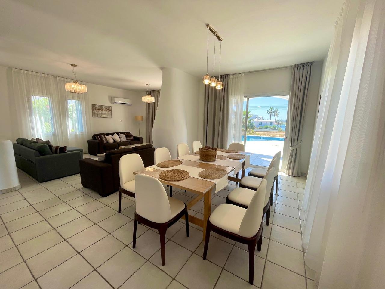 Five Bedroom Four Bathroom Sea-Side Unique Villa in Chloraka Area of Paphos