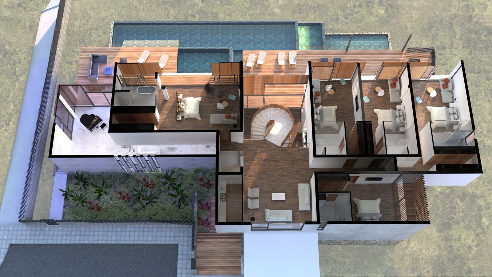 World-Class Modern Mansion with Private Guest Studio | Pegeia, Paphos