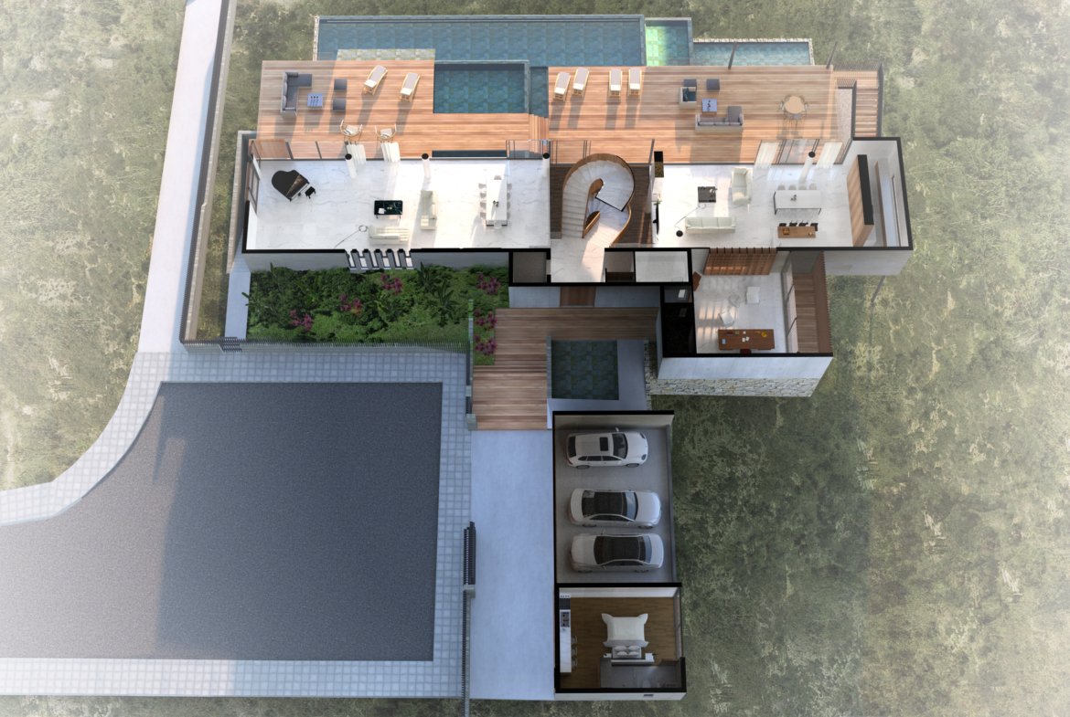 World-Class Modern Mansion with Private Guest Studio | Pegeia, Paphos