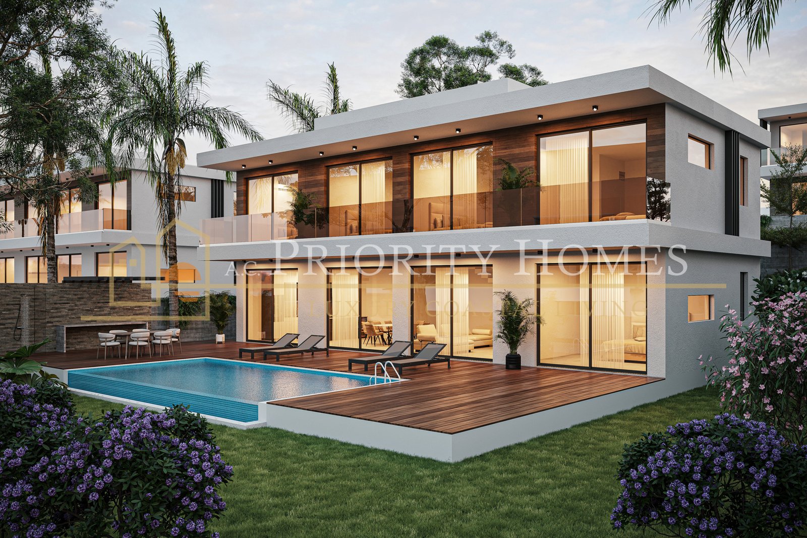 Luxury Three‑Bedroom Villa in Pegeia