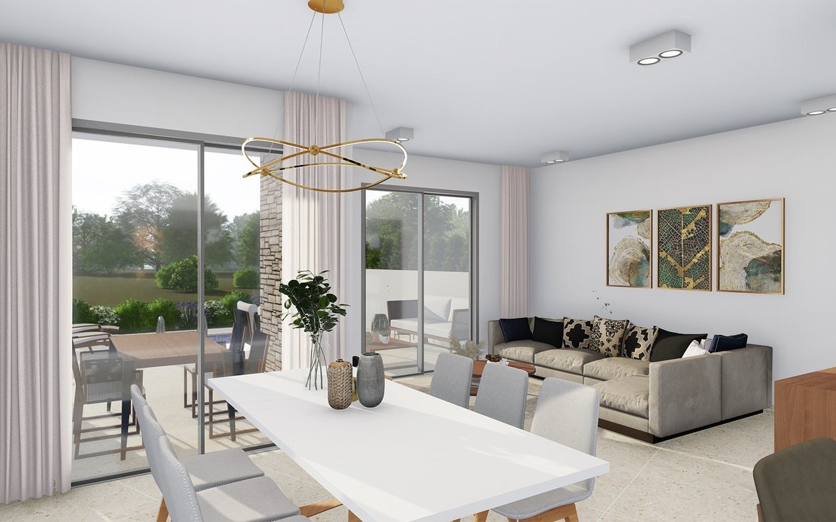 Modern Three-Bedroom Villa with Private Pool in Pegeia