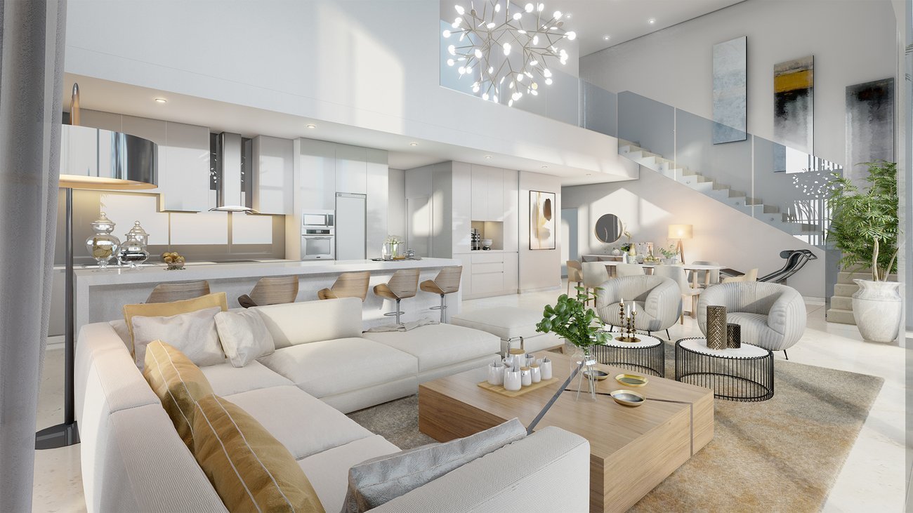 Exceptional Four Bedroom Duplex Waterfront Apartments in Prime Paphos Location