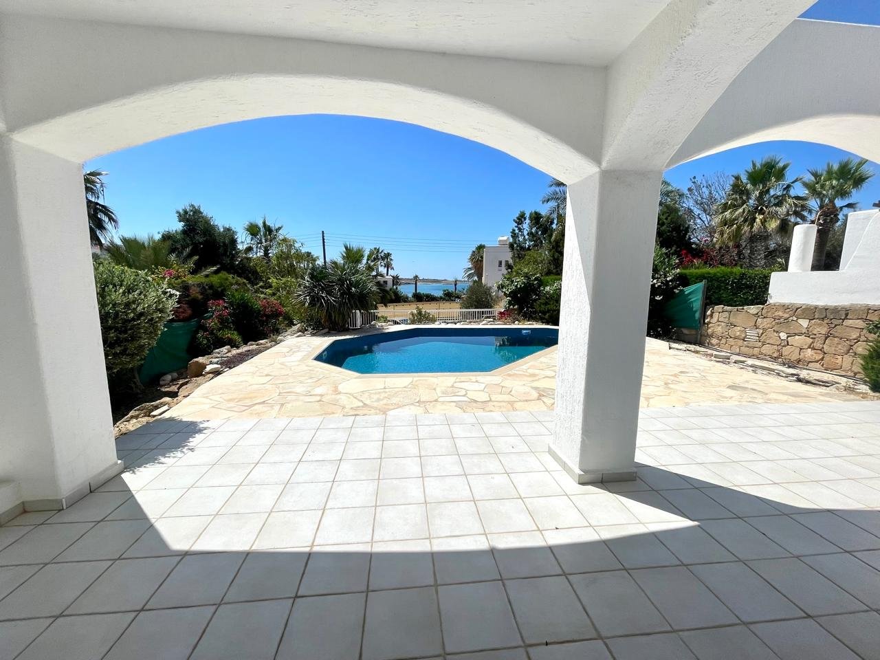 Five Bedroom Four Bathroom Sea-Side Unique Villa in Chloraka Area of Paphos