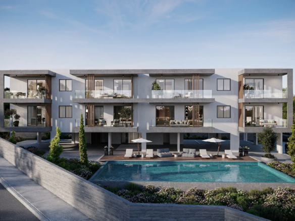 Modern Two Bedroom Two Bathroom Apartments in Chloraka