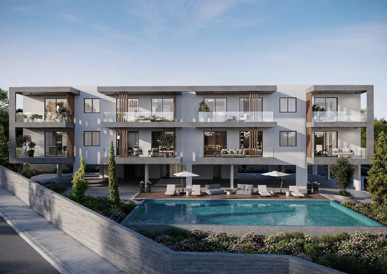 Modern Two Bedroom Two Bathroom Apartments in Chloraka
