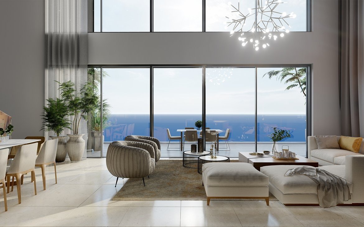 Exceptional Four Bedroom Duplex Waterfront Apartments in Prime Paphos Location