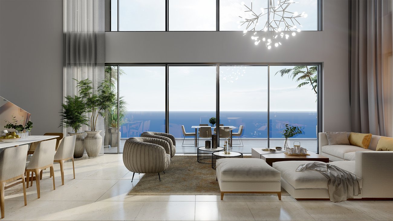 Exceptional Four Bedroom Duplex Waterfront Apartments in Prime Paphos Location