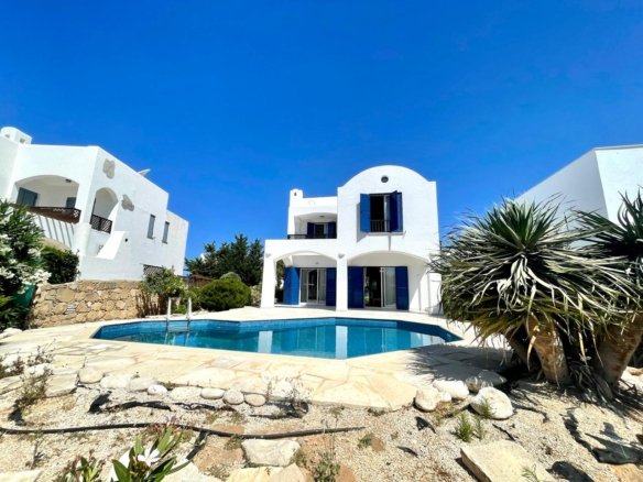Five Bedroom Four Bathroom Sea-Side Unique Villa in Chloraka Area of Paphos