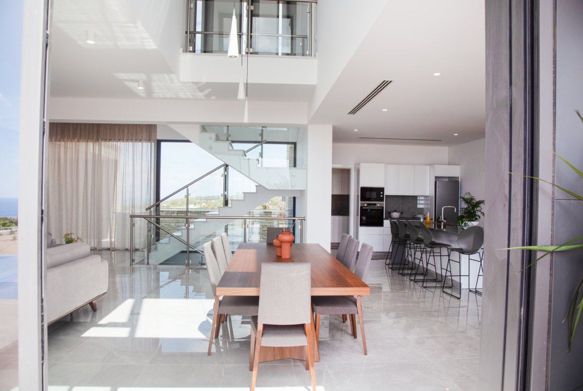 Luxury Boutique Four Bedroom Villas with Spectacular Sea Views in Pegeia