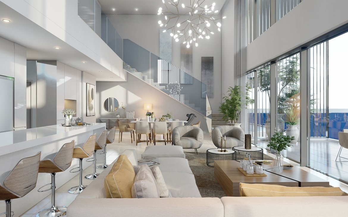 Exceptional Four Bedroom Duplex Waterfront Apartments in Prime Paphos Location