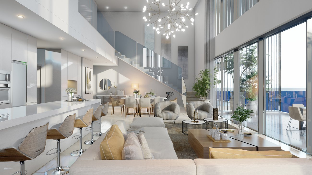 Exceptional Four Bedroom Duplex Waterfront Apartments in Prime Paphos Location