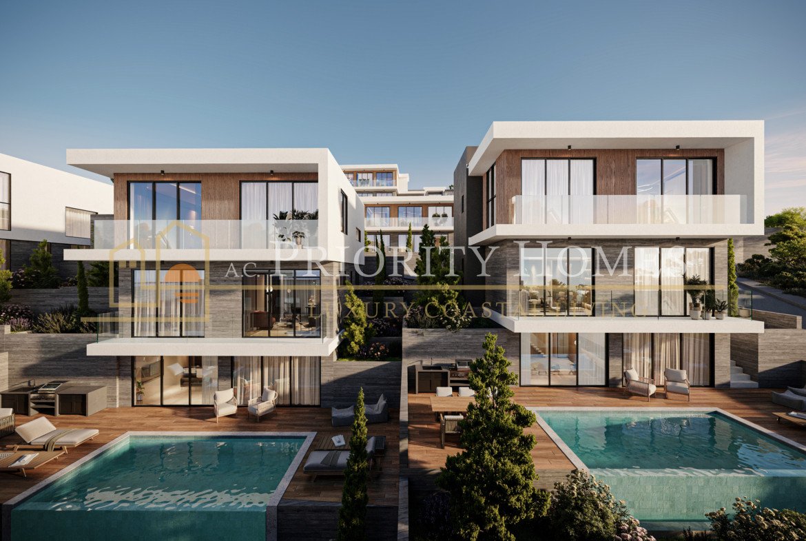 Modern Three-Bedroom Villas in Geroskipou