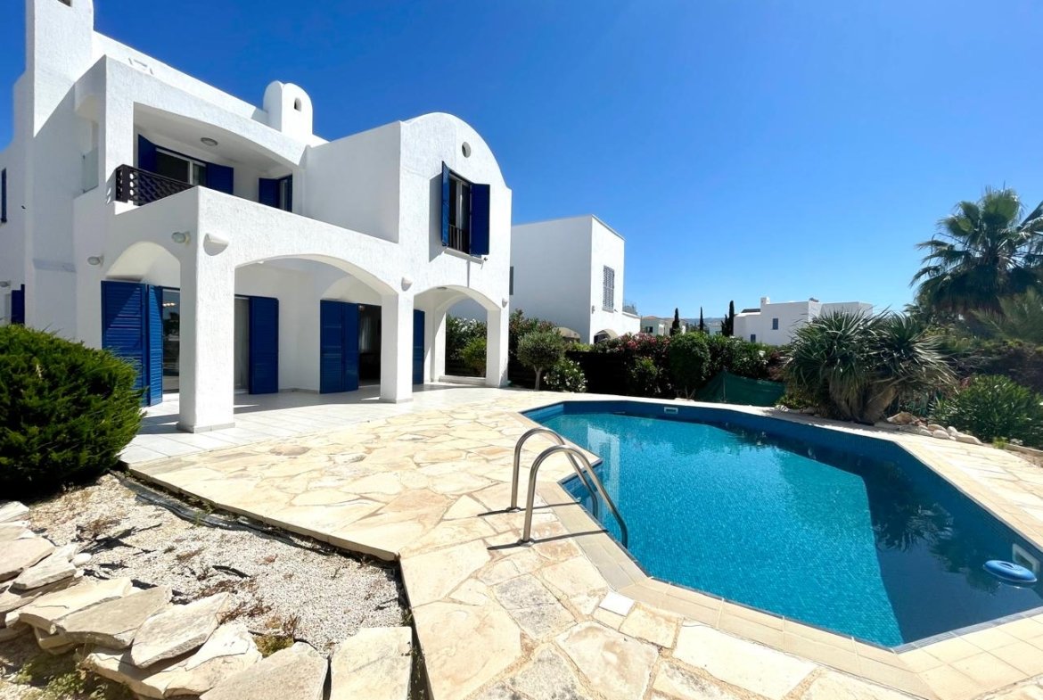 Five Bedroom Four Bathroom Sea-Side Unique Villa in Chloraka Area of Paphos