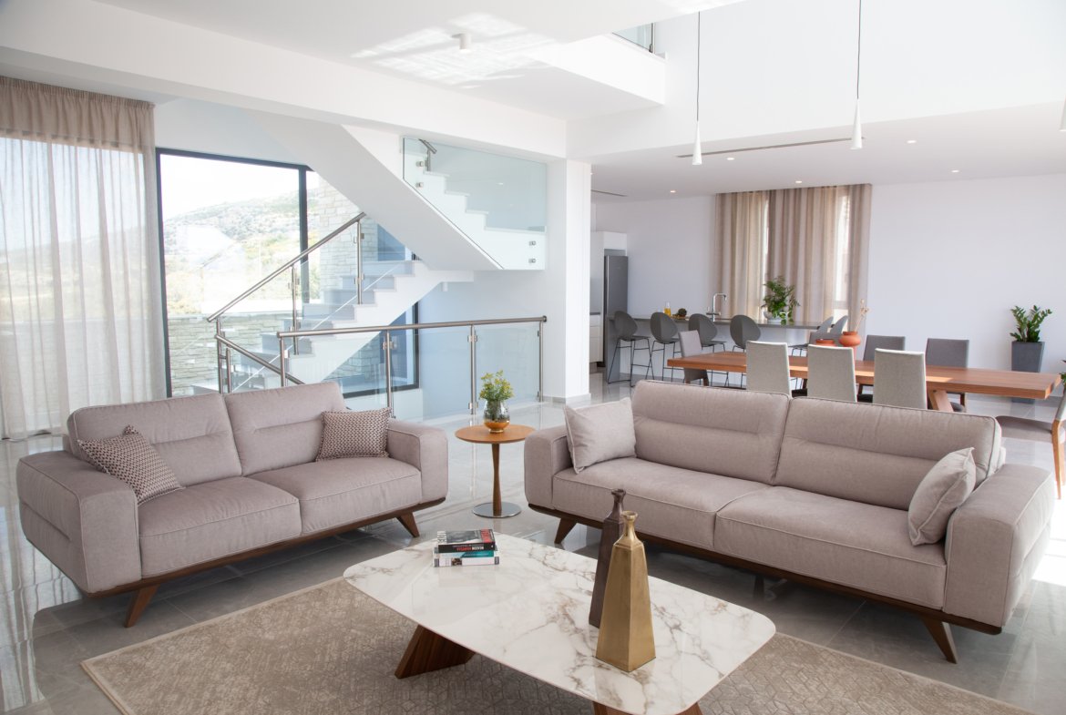 Luxury Boutique Four Bedroom Villas with Spectacular Sea Views in Pegeia
