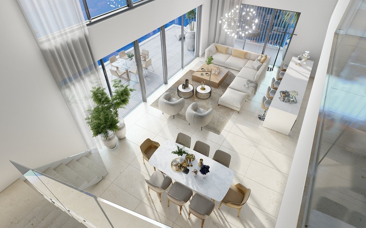 Exceptional Four Bedroom Duplex Waterfront Apartments in Prime Paphos Location